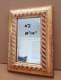 Огледало с дървена рамка с габаритен размер 18,5х26,5см, снимка 1 - Други - 40304850