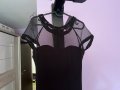 Красива черна рокля L, снимка 2