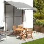 vidaXL Резервен плат за тента, антрацит и бяло, 300x250 см, полиестер（SKU: 311985）, снимка 2