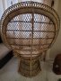 Паунов стол ратан естествен, снимка 3
