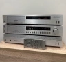 🔊Колекционерски аудио сет Technics - стъпало, предусилвател с тунер и управление + дистанционно, снимка 1