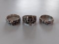 ww2 Немски сребърни пръстени/някои с гравиран подпис на Химлер/, снимка 1 - Антикварни и старинни предмети - 39350743