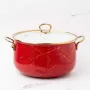 Тенджера Goldmann GM 8017-26R, 26x16см.\8.5л., Емайл, Индукция, Червена, снимка 8