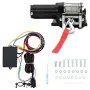 Електрическа лебедка 12 V, 1360 кг, монтажна планка, снимка 1