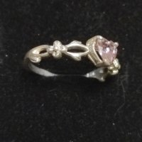 Сребърен пръстен Сърце(6), снимка 3 - Пръстени - 40523302
