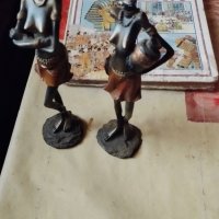 Статуетки с африкански мотив, снимка 3 - Антикварни и старинни предмети - 39491541