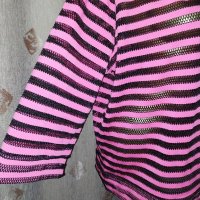 XXL Блуза в розово и черно, снимка 5 - Блузи с дълъг ръкав и пуловери - 42899656