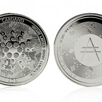Кардано А монета / Cardano A Coin ( ADA ) - Silver, снимка 1 - Нумизматика и бонистика - 39116003