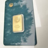The Perth Mint 10 Gram 99.99% Fine Gold Bar, инвестиционно кюлче