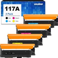 4 пакета 117A съвместим с тонер заместител за комплект тонер HP 117A цветно лазерно многофункционалн, снимка 1 - Принтери, копири, скенери - 40551333