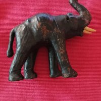 Стар слон папие маше. , снимка 4 - Антикварни и старинни предмети - 42551456