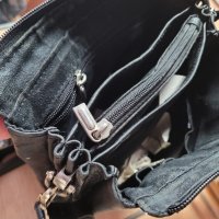 ENZO NORI естествена кожа мъжка чанта с МНОГО ПРЕГРАДИ + магнитно закопчаване, снимка 11 - Чанти - 42180160