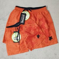 Мъжки бански Vilebrequin оранжеви с воден ефект нови модели 2023 шорти панталонки , снимка 6 - Бански - 40453610