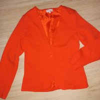 Оранжево-червено сако, снимка 1 - Сака - 36756084