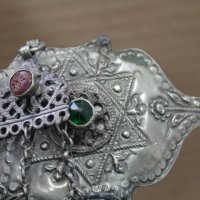 Сребърни пафти Възрожденски накит , снимка 7 - Антикварни и старинни предмети - 34988589