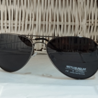129 Унисекс слънчеви очила,авиаторска форма с поляризация avangard-burgas, снимка 1 - Слънчеви и диоптрични очила - 44512818