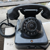 Стар немски телефон Сименс, снимка 1 - Антикварни и старинни предмети - 44764783