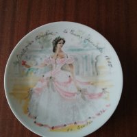 Порцелан Limoges,  Скарлет, френска, колекционерска порцеланова чиния, снимка 6 - Други ценни предмети - 40216572