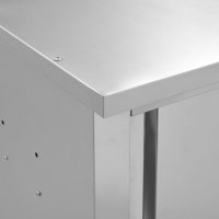 Кухненски стенен шкаф с плъзгащи врати, 90x40x50 см, стомана, снимка 2 - Шкафове - 38087971