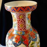 Ming Dynasty китайска порцеланова ваза 62 см. , снимка 8 - Вази - 30697912