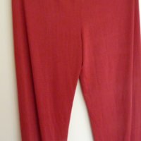 Дамски червен панталон - размер ХЛ, снимка 2 - Панталони - 37787500