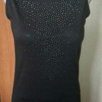 Спортно елегантна черна рокля, с лека сребриста украса👗🍀S/M👗🍀арт.1075, снимка 4 - Рокли - 29995847