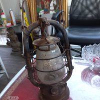 Стар немски газен фенер, снимка 1 - Антикварни и старинни предмети - 38431260