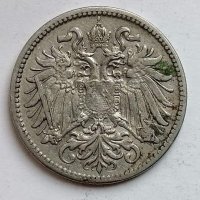 Австрия 10 хелера 1909 г. с219, снимка 2 - Нумизматика и бонистика - 38887356