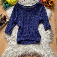 Лъскав пуловер Tally Weijl, снимка 1 - Блузи с дълъг ръкав и пуловери - 39526503
