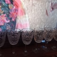 Руски Кристални Чаши от 80 години, снимка 13 - Чаши - 35188481