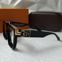 Louis Vuitton Millionaires висок клас 1:1 прозрачни слънчеви очила , снимка 8 - Слънчеви и диоптрични очила - 44783704