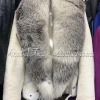 Луксозни дамски палта с естествен косъм, снимка 11 - Палта, манта - 38065701