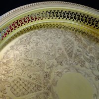 Канадски бронзов поднос Viking Plate,Art Deco , снимка 10 - Антикварни и старинни предмети - 39050987