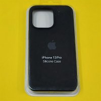 калъф за iPhone 13 Pro силиконов черен, снимка 1 - Калъфи, кейсове - 35019586