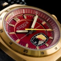 Страхотен часовник Cadola в стил vintage driver, снимка 1 - Мъжки - 42558647