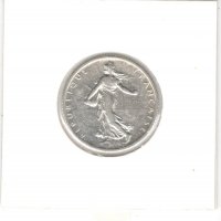 France-1 Franc-1911-KM# 844-Silver, снимка 4 - Нумизматика и бонистика - 36682605