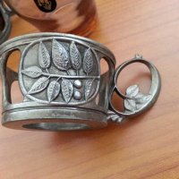Руски метални стакани  подстакани , снимка 6 - Антикварни и старинни предмети - 30467496
