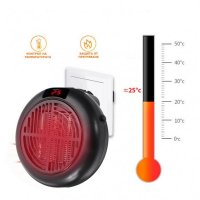 Мини печка компактен отоплителен уред 900W 220V, снимка 3 - Отоплителни печки - 30149091