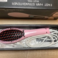 Eлектрическа четка за изправяне на коса HQT-906 FAST HAIR STRAIGHTENER, снимка 2 - Преси за коса - 40002677