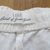 Дамски ленен панталон  H&M L.O.G.G. , снимка 2 - Панталони - 37743228