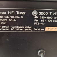 STUDIO 3000T HIFI VINTAGE STEREO TUNER , снимка 4 - Ресийвъри, усилватели, смесителни пултове - 44641987