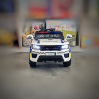 НОВО!Акумулаторен джип RANGE ROVER POLICE с 12V батерия,USB,сигнални светлини, снимка 4 - Детски велосипеди, триколки и коли - 42412221