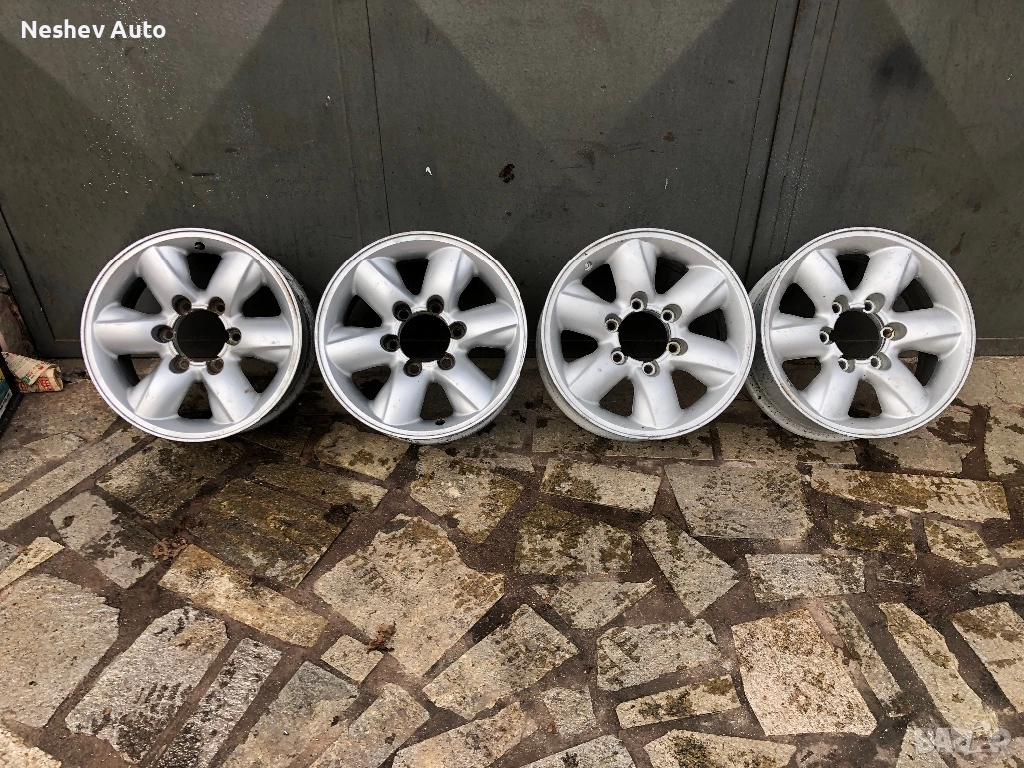 4бр. Алуминиеви джанти от Nissan terrano 2 - 16 цола., снимка 1