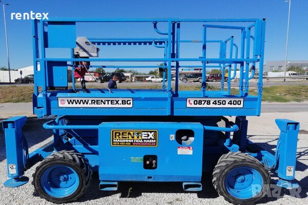 Дизелови ножични вишки 10м ПОД НАЕМ от Рентекс, снимка 1