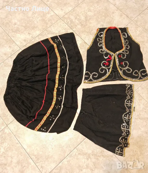 Комплект Старинна Детска Носия за 6-10 г момиченце, снимка 1