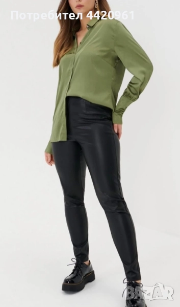 Кожен панталон на Зара, снимка 1