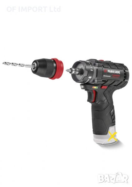 Безчетков Винтоверт PARKSIDE Performance 12V Li-Ion, снимка 1