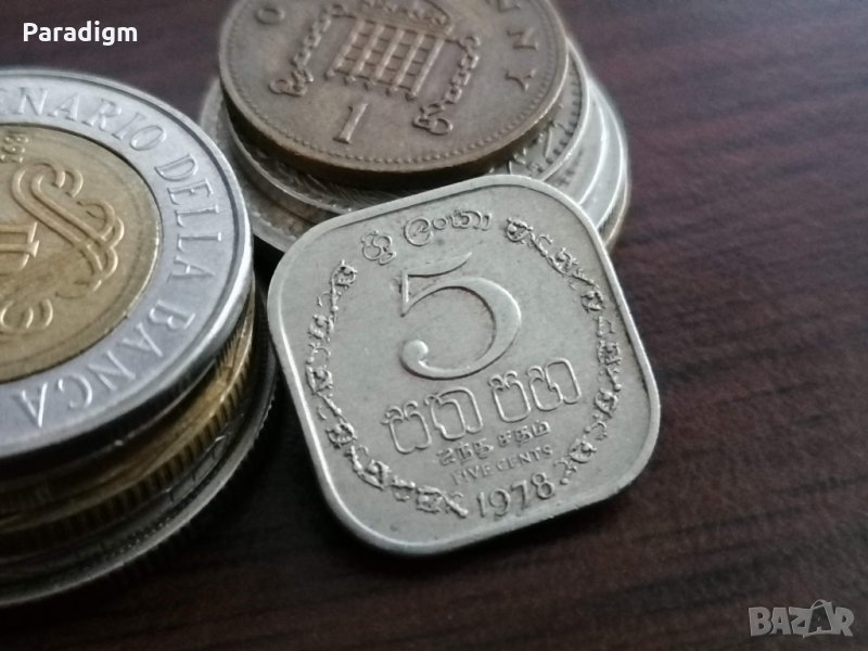 Монета - Цейлон - 5 цента | 1978г., снимка 1