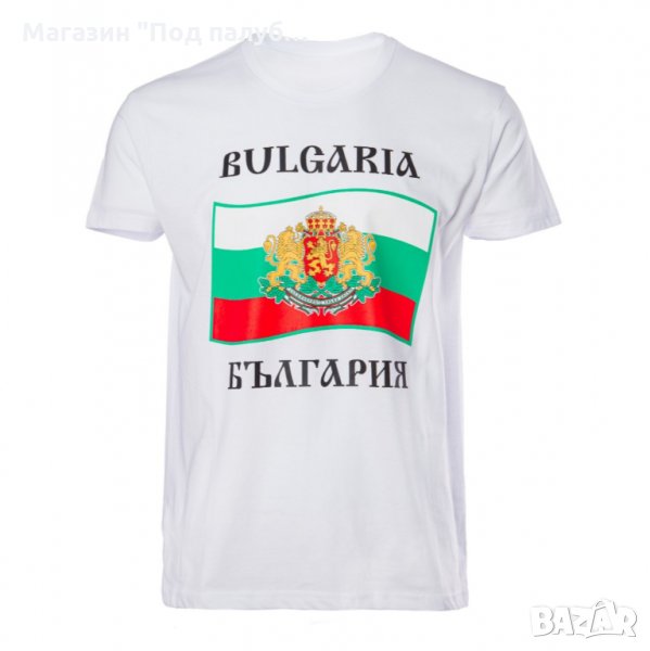 Нова детска тениска с трансферен печат България, Герб и Знаме, снимка 1