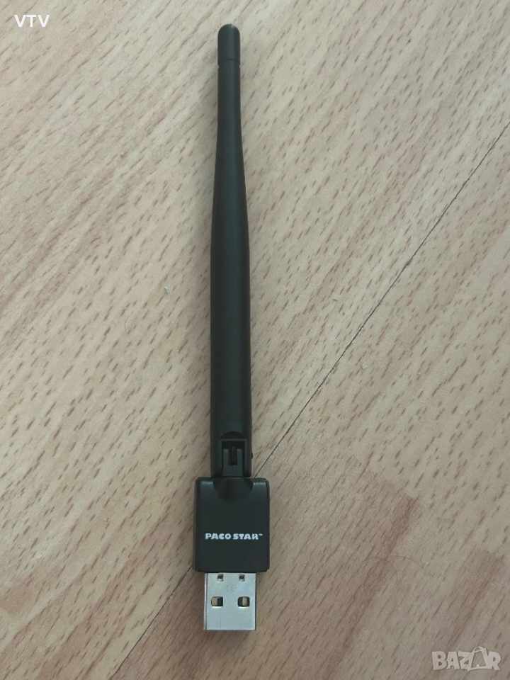 Адаптер PACO STAR (MT7601), USB 2.0, WiFi, 150Mbps, снимка 1